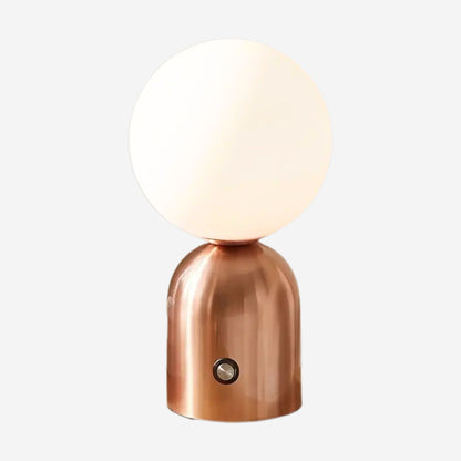 lampe de table sans fil cuivre variante produit petite coloree