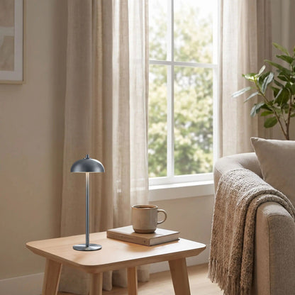 lampe de table sans fil gris lumina pro