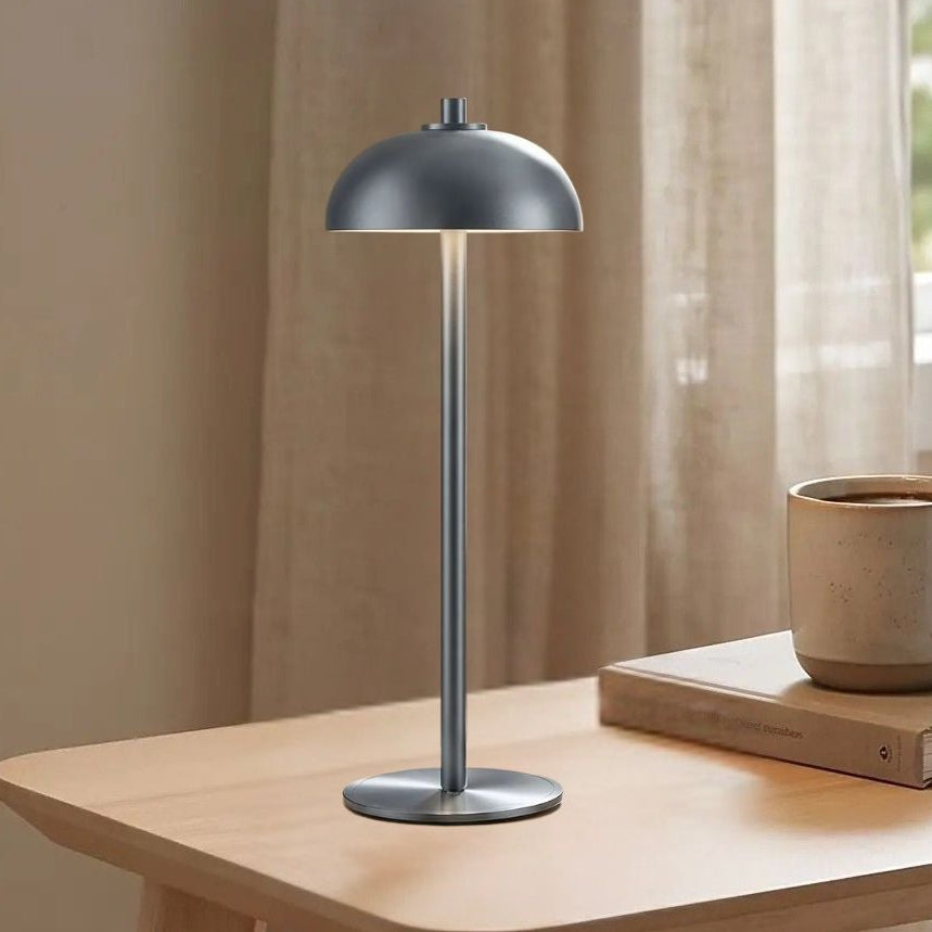 lampe de table sans fil gris vue rapproche lumina pro