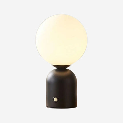 lampe de table sans fil noir variante produit petite coloree