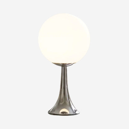 lampe de table space age blanc fiche produit space age design