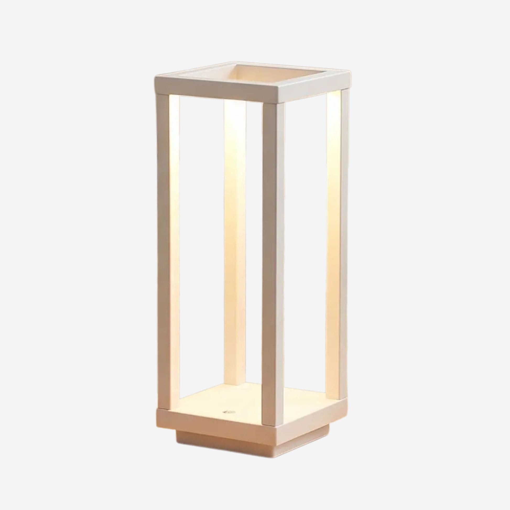 lampe led sans fil blanc fiche produit geometrique ligne minimaliste