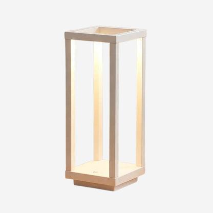 lampe led sans fil blanc variante produit geometrique ligne minimaliste
