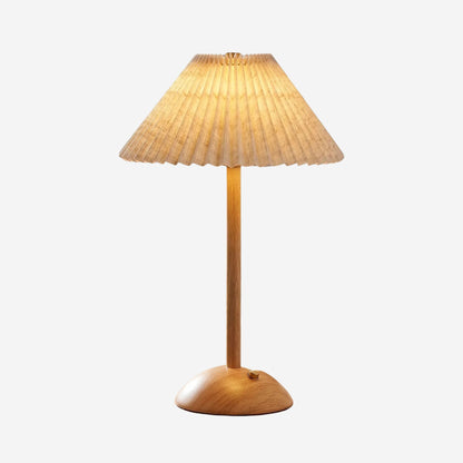 lampe led sans fil bois naturel variante produit bois hevea