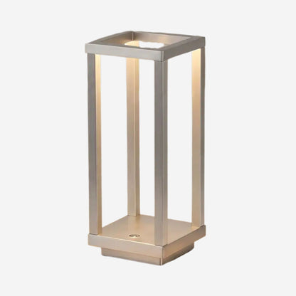 lampe led sans fil couleur argent variante produit geometrique ligne minimaliste