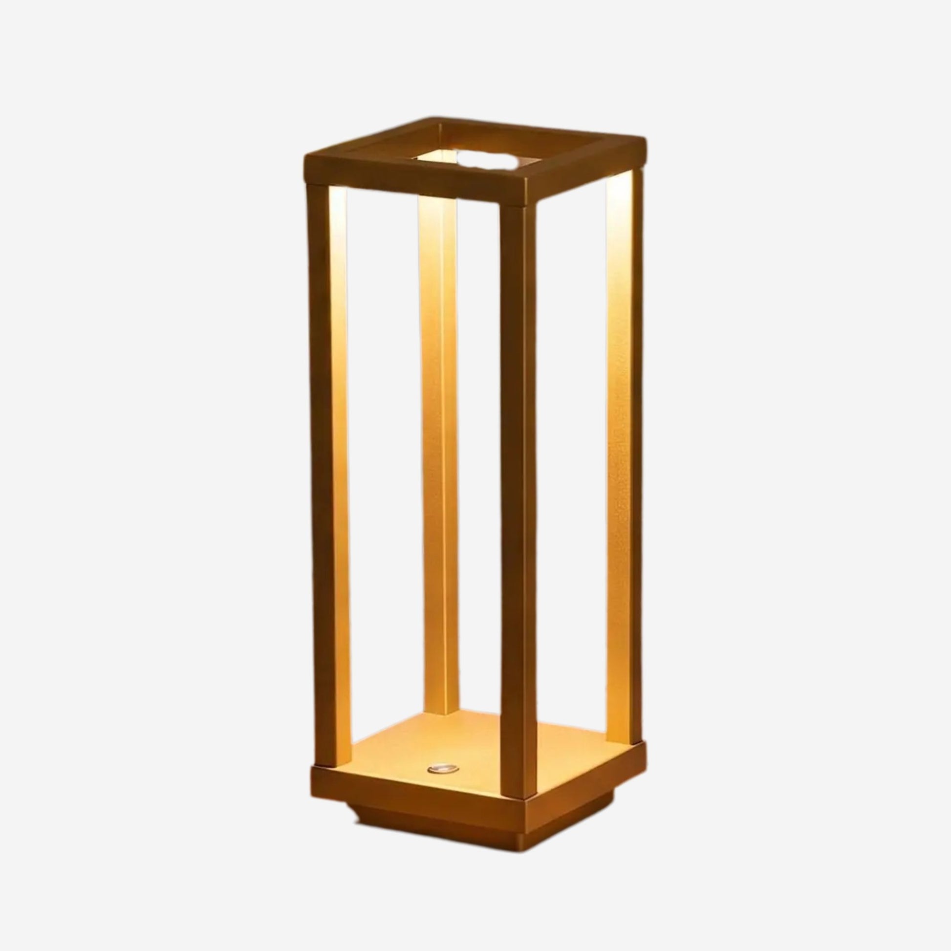 lampe led sans fil couleur or fiche produit geometrique ligne minimaliste