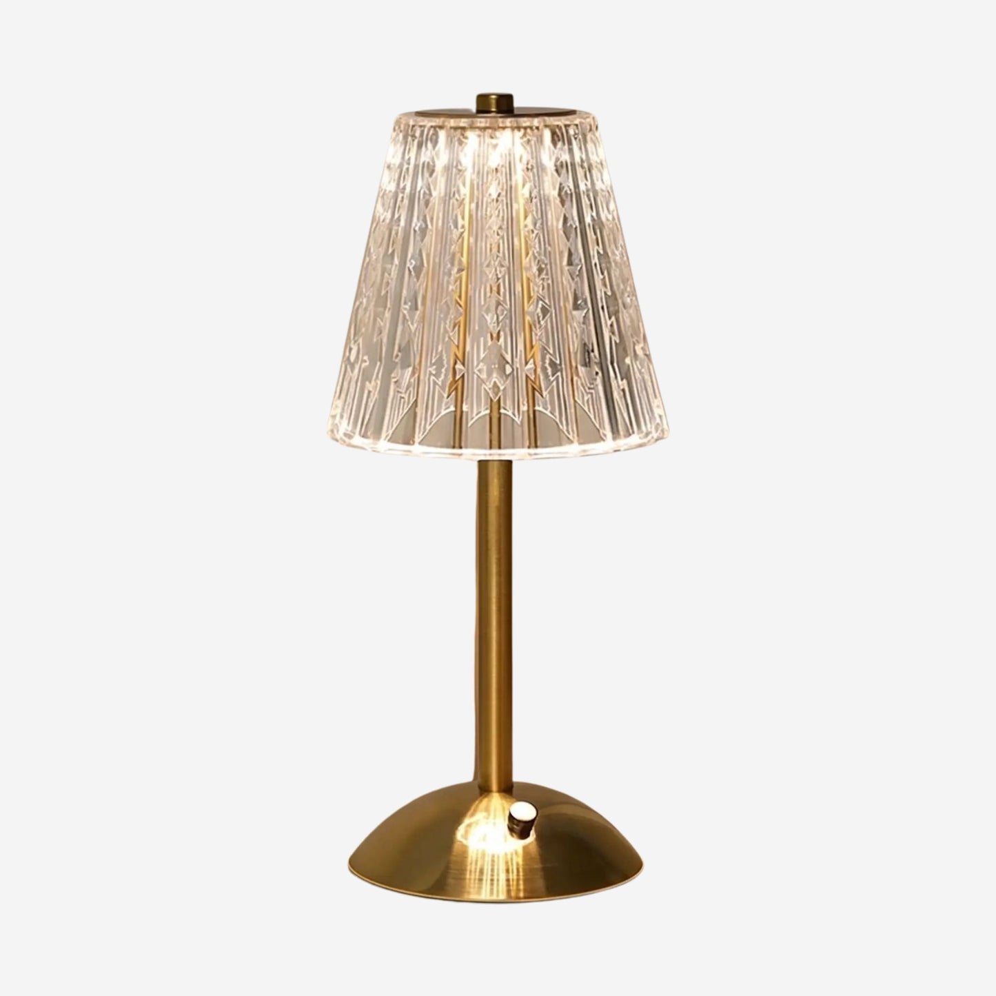 lampe led sans fil fiche produit elegante doree