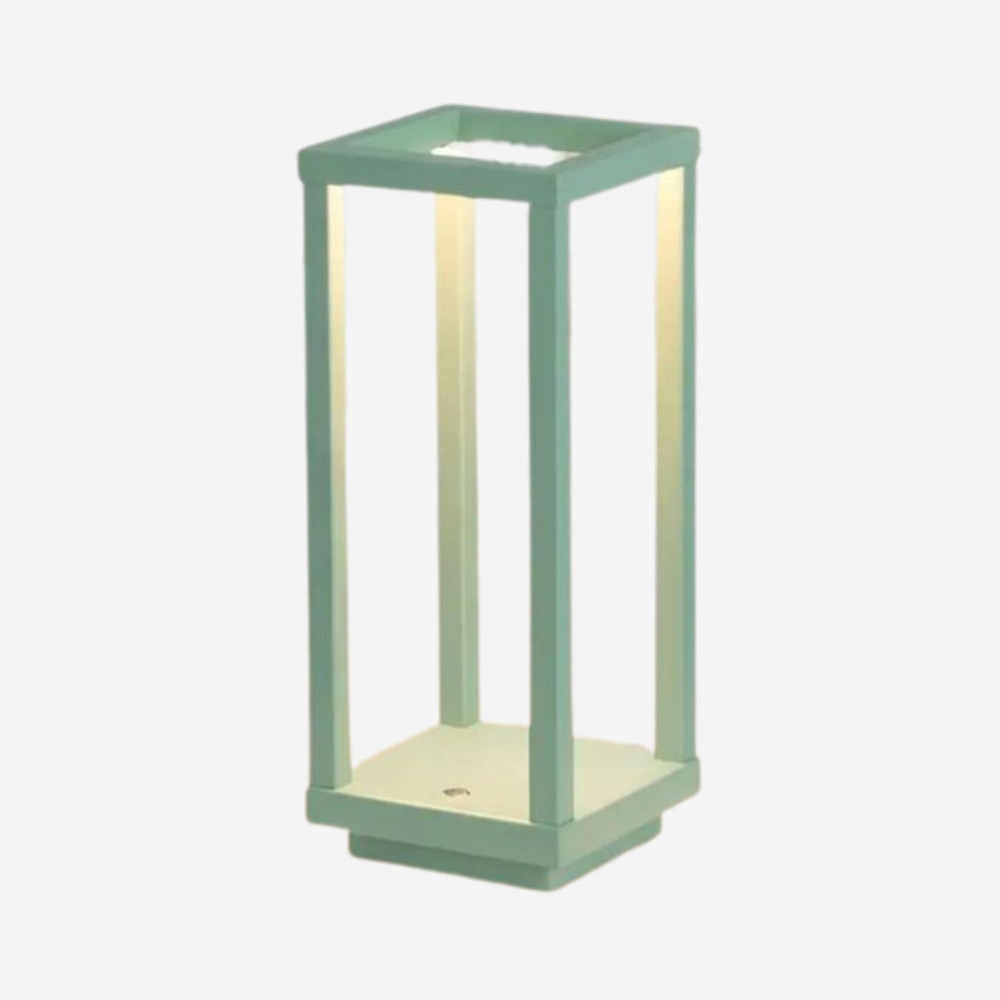 lampe led sans fil vert menthe fiche produit geometrique ligne minimaliste