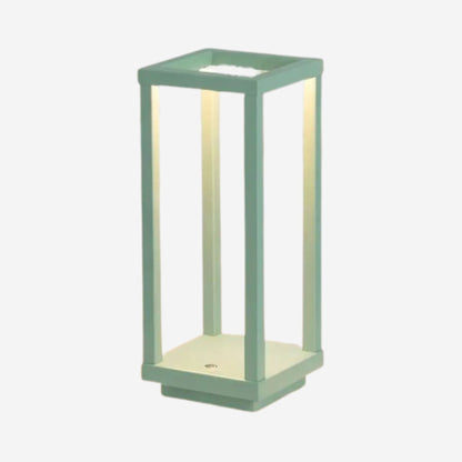 lampe led sans fil vert menthe variante produit geometrique ligne minimaliste