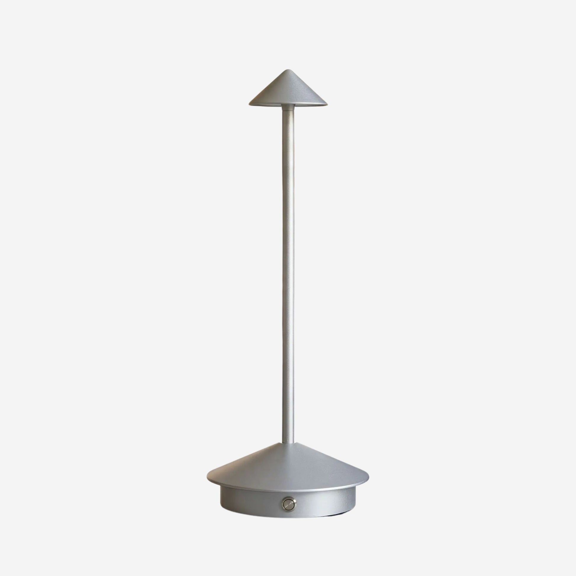 lampe rechargeable argent variante produit abat jour mignon