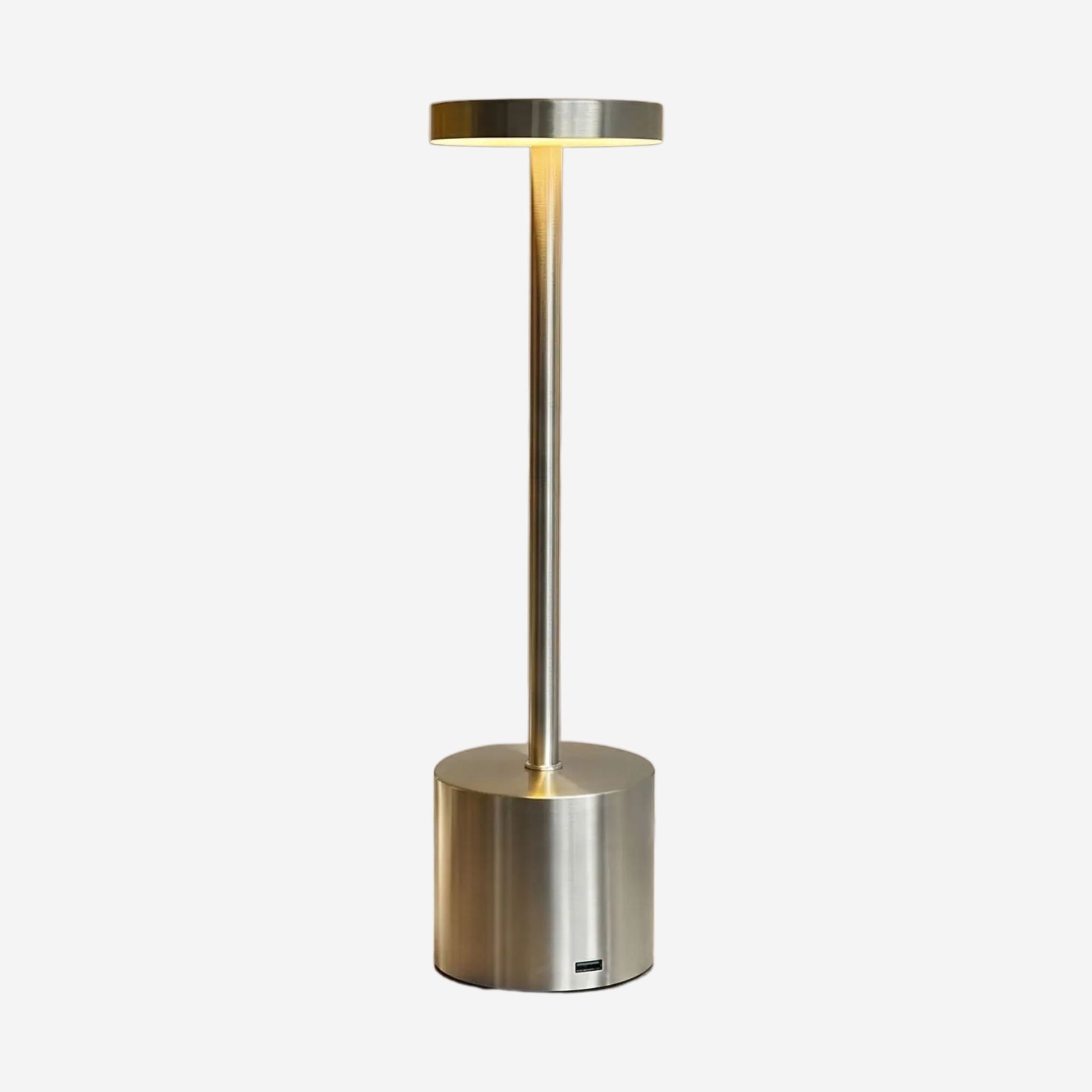 lampe rechargeable argent variante produit elegance