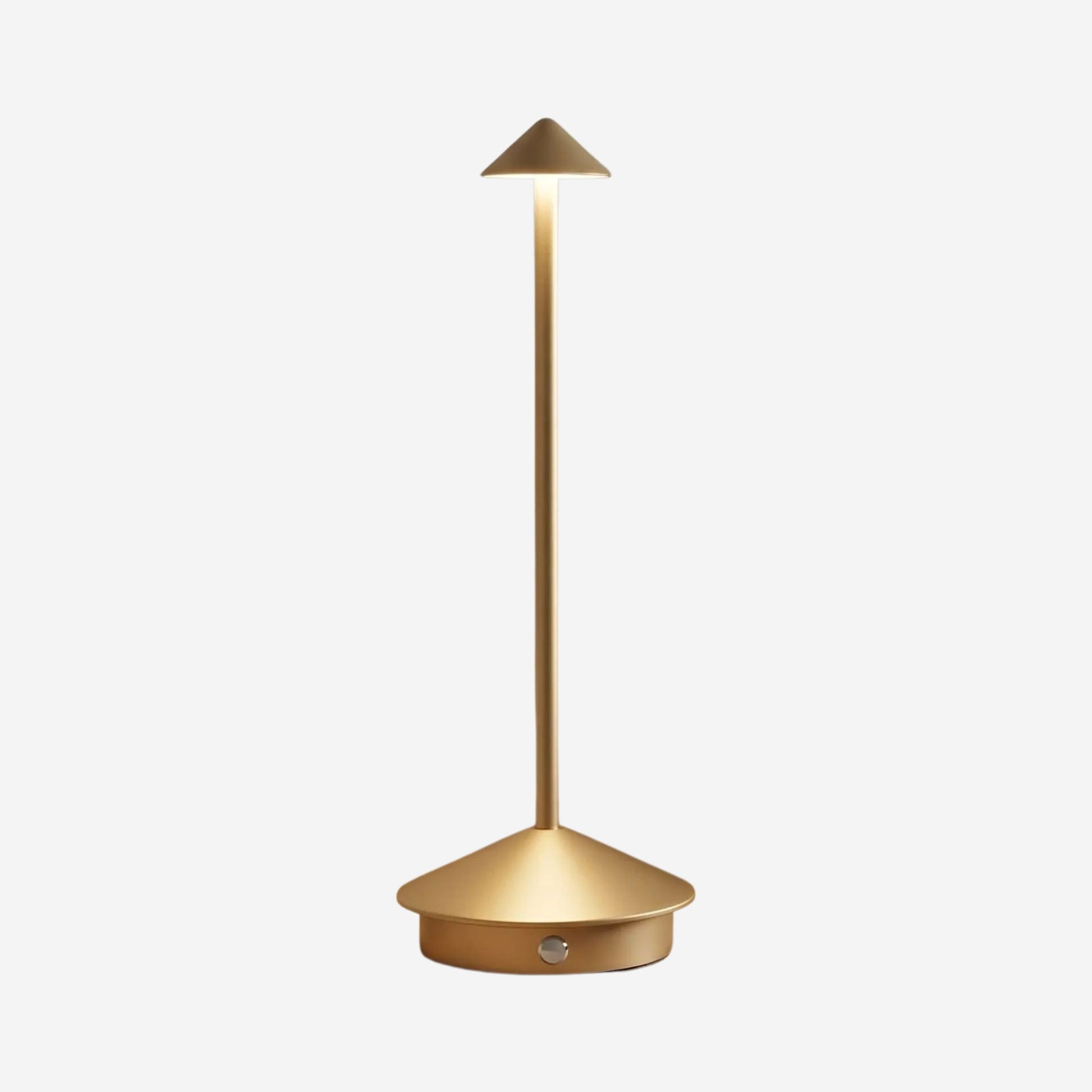 lampe rechargeable couleur or variante produit abat jour mignon