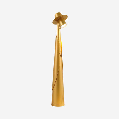 lampe rechargeables sans fil couleur or fiche produit figurine minimaliste
