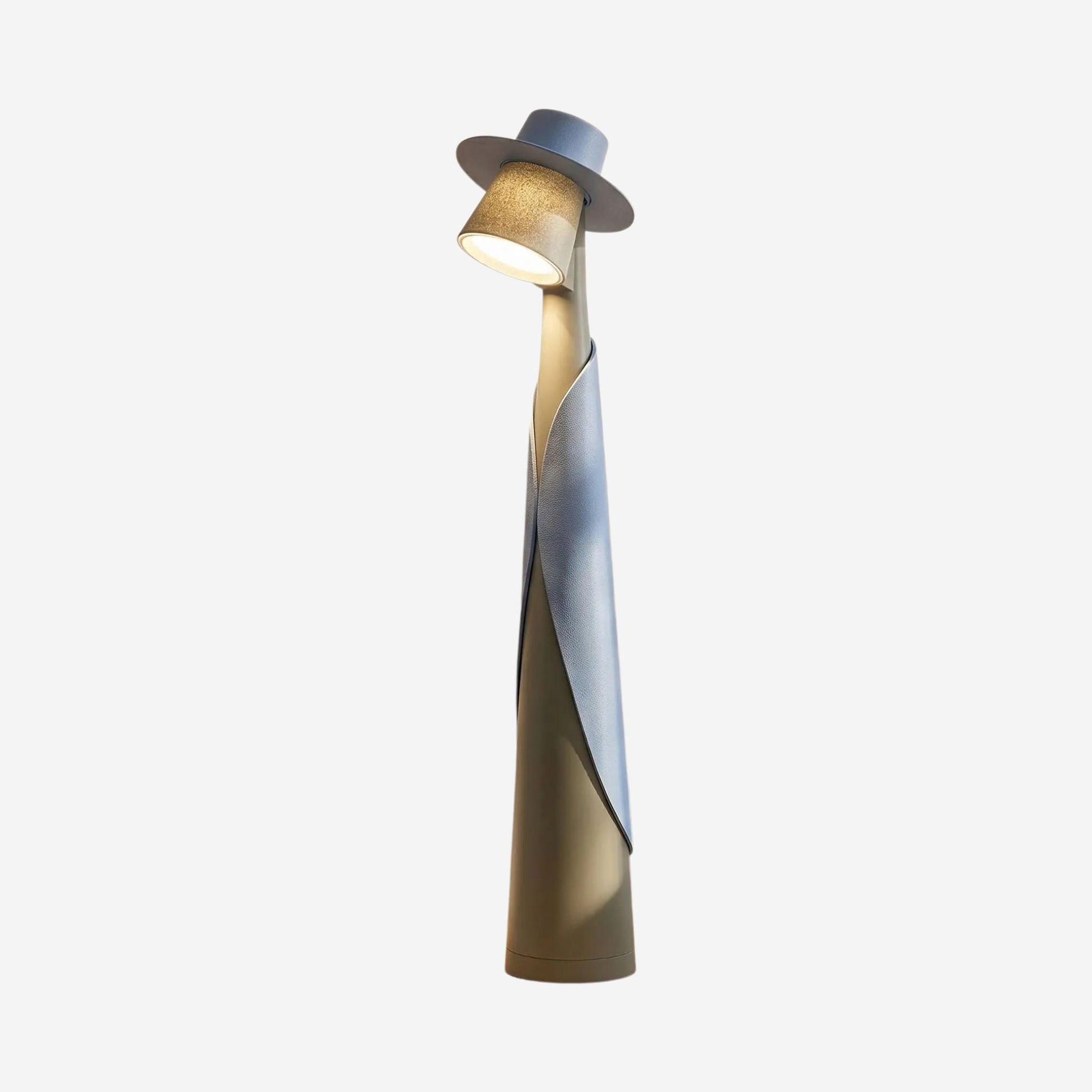 lampe rechargeables sans fil vert bleu variante produit figurine minimaliste