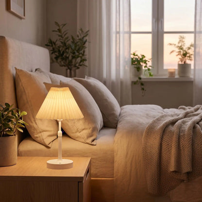 lampe sans fil blanc chevet elegance reglable
