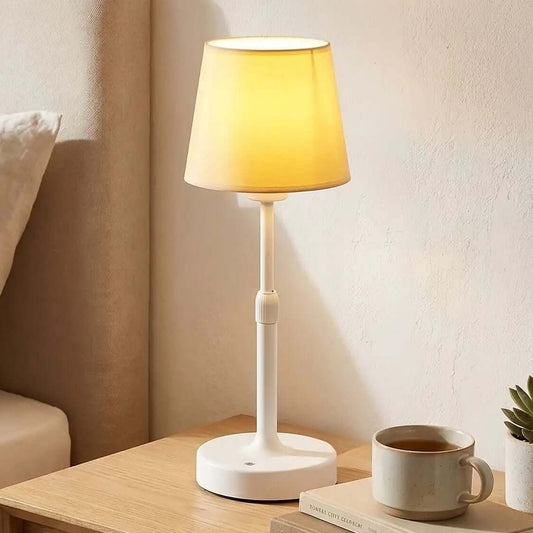 lampe sans fil blanc image principale chevet rechargeable ambiance 12 heures