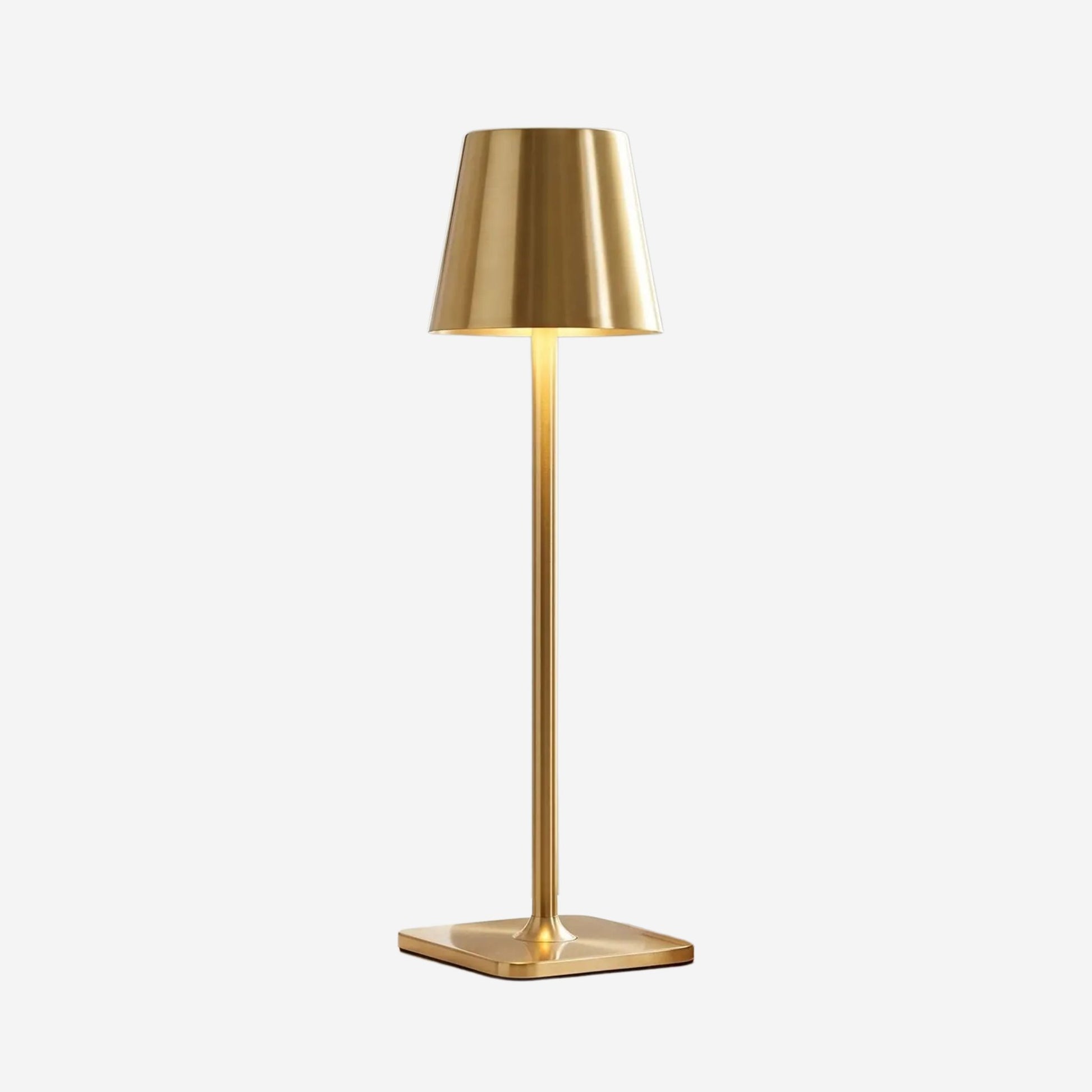 lampe sans fil couleur or electroplaque fiche produit nomade led 5w