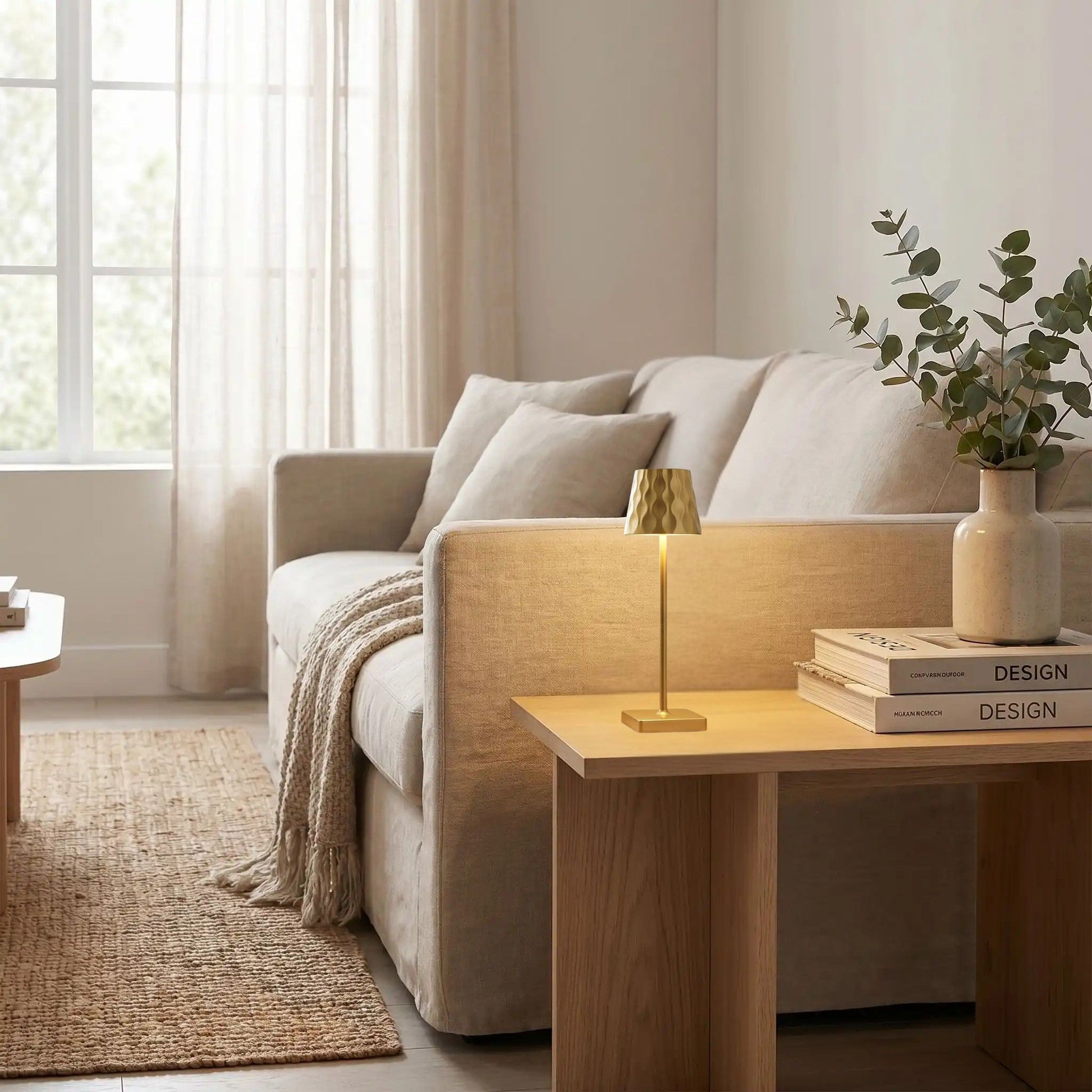 lampe sans fil couleur or lumina nomade