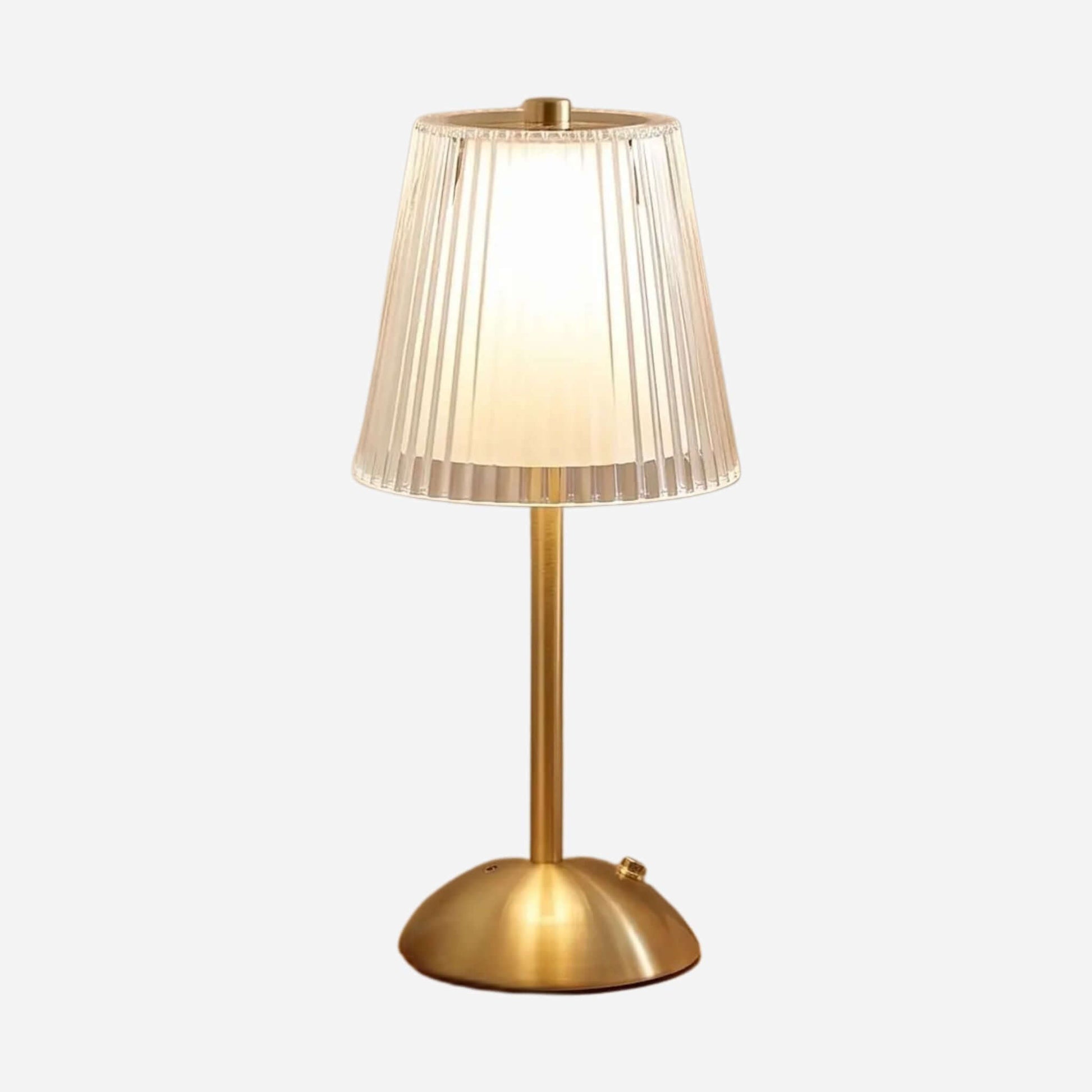 lampe sans fil couleur or variante produit design diamant