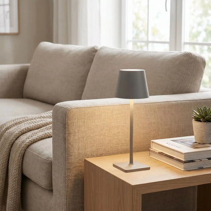 lampe sans fil gris sejour nomade led 5w