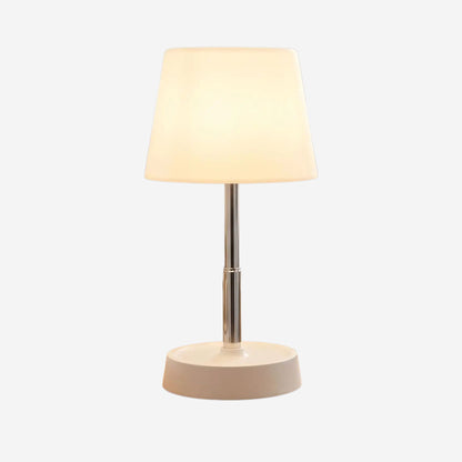 lampe sans fil rechargeable blanc fiche produit hauteur telescopique