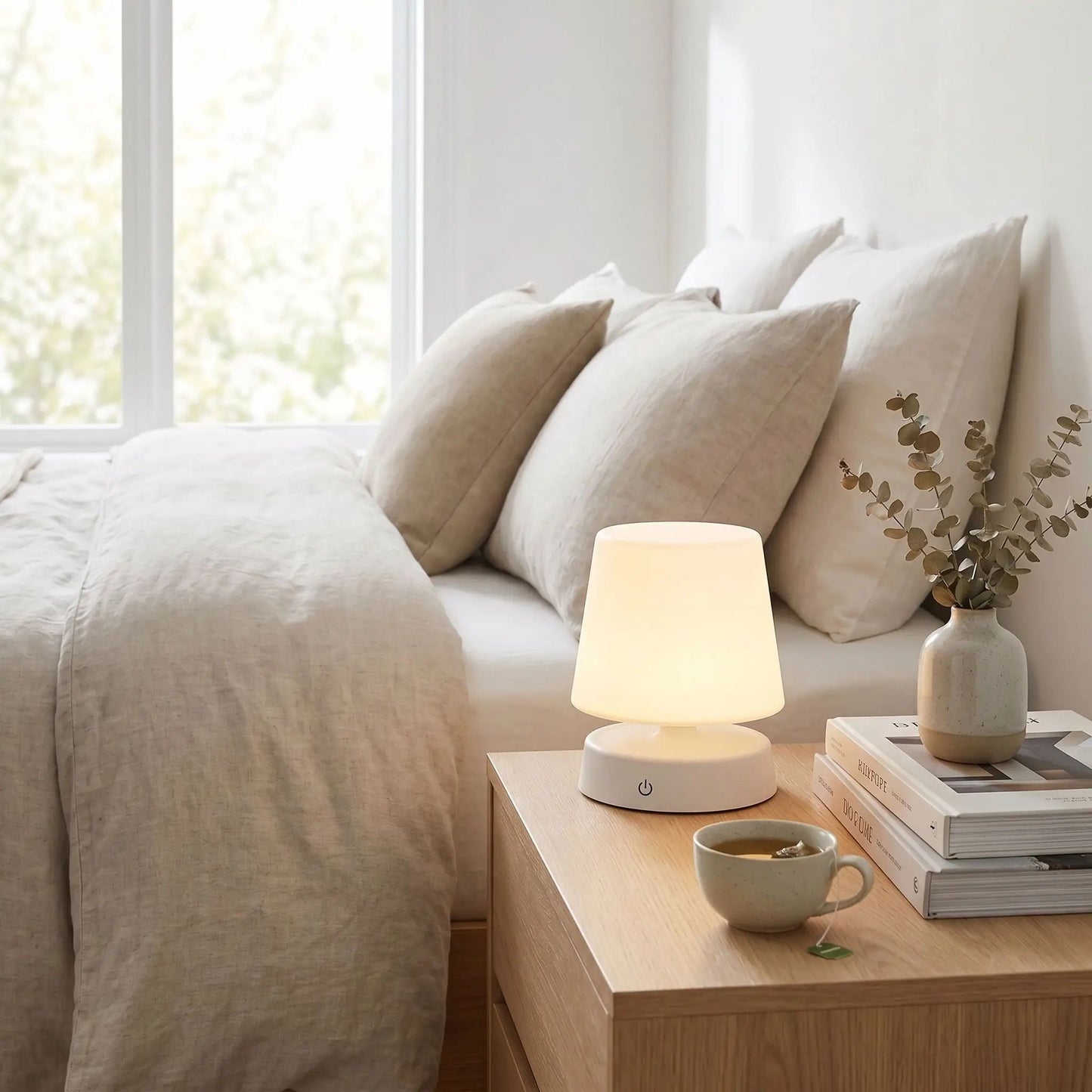 lampe sans fil rechargeable blanc hauteur minimum table chevet hauteur telescopique