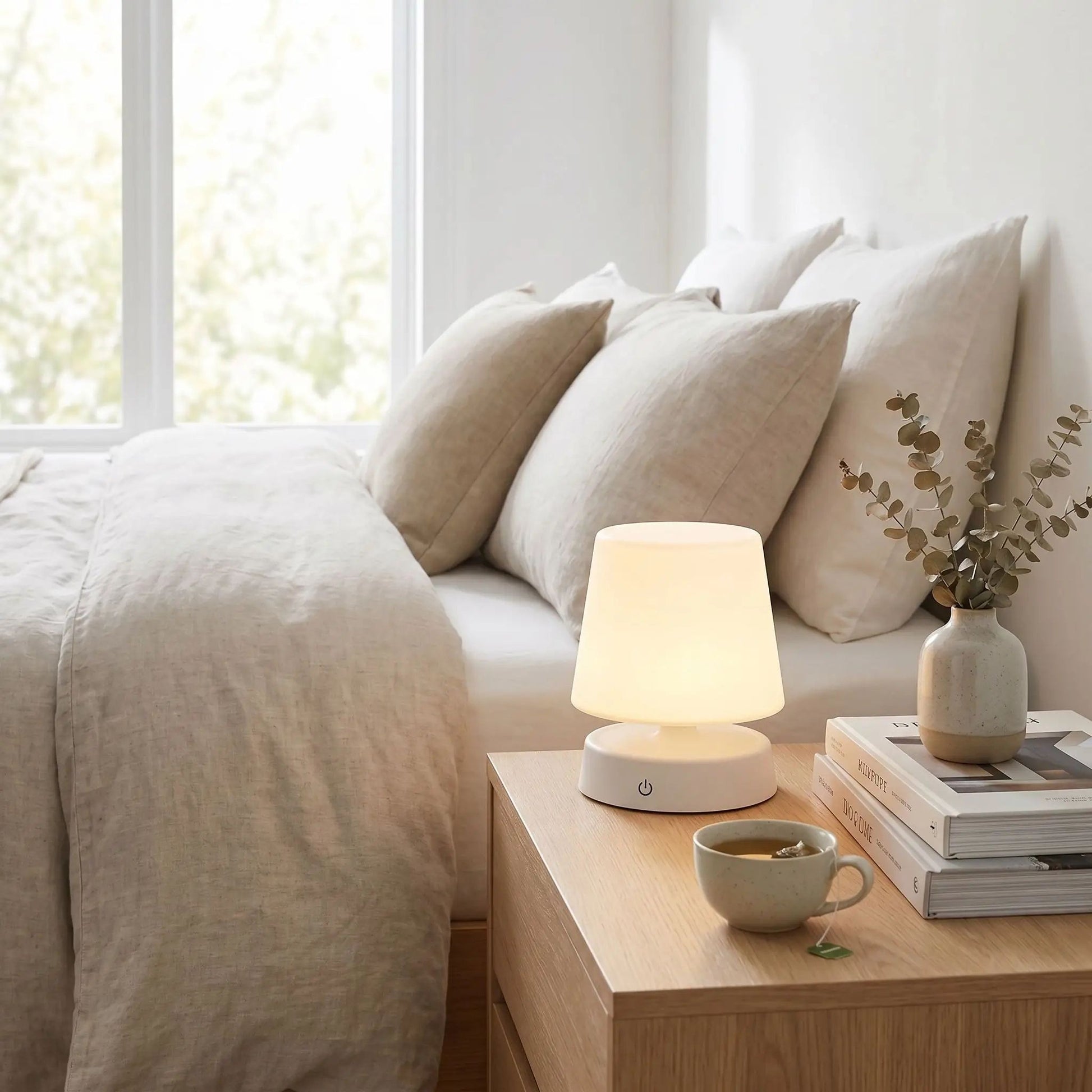 lampe sans fil rechargeable blanc hauteur minimum table chevet hauteur telescopique