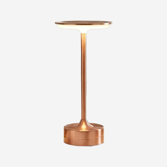 lampe sans fil rechargeable couleur or rose fiche produit couleurs tendance