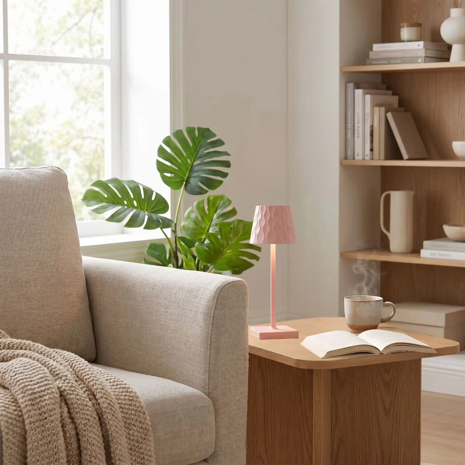 lampe sans fil rose lumina nomade