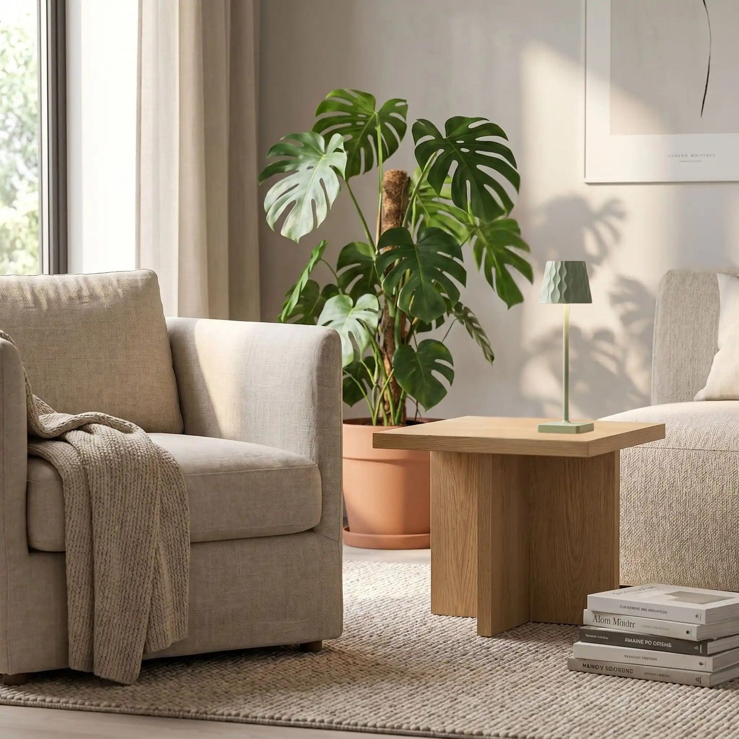lampe sans fil vert matcha lumina nomade