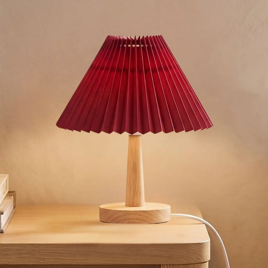 lampe table rouge bordeaux vu rapproche cocon dambiance