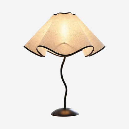 lampe table variation produit petales ondules