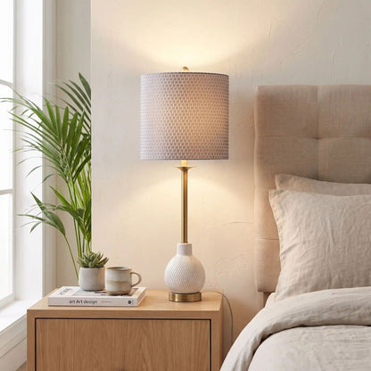 lampes de chevet chambre moderne chic ceramique doree