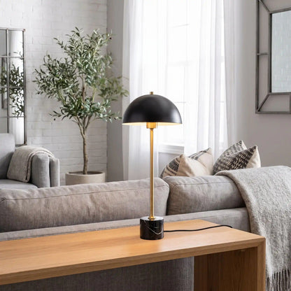 lampes de chevet console sejour finesse marbre laiton