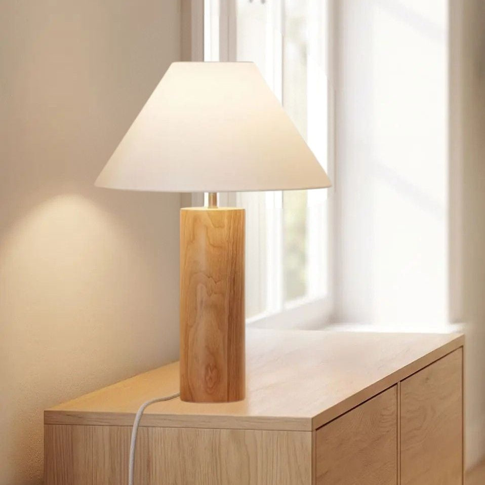 lampes de chevet vu rapproche scandinave chene