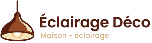 logo eclairage deco texte et lampe