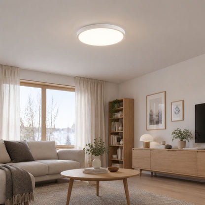 plafonnier blanc sejour ultraslim