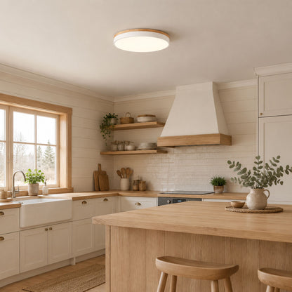 plafonnier bois design naturel nordique