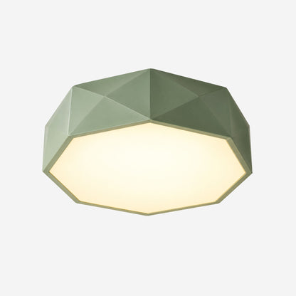 plafonnier macaron origami aux couleurs pastel vert variante produit