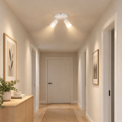 plafonnier spot circulaire orientable contemporain