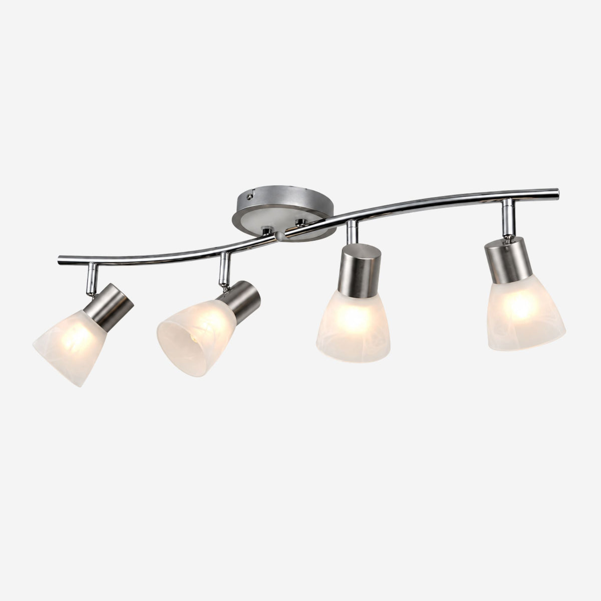 plafonnier spot design moderne 4 spots fiche produit