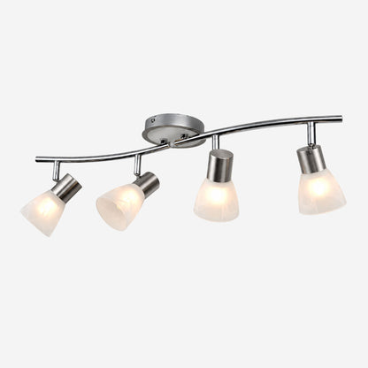 plafonnier spot design moderne 4 spots fiche produit