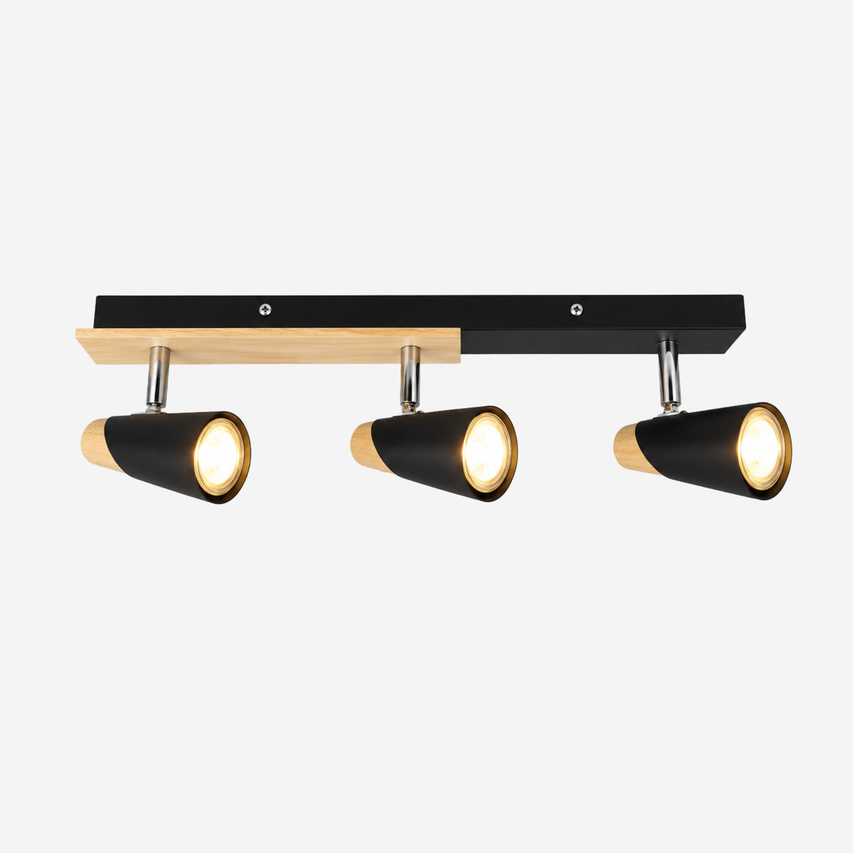 plafonnier spot nordique industriel chic 3 spots variante produit