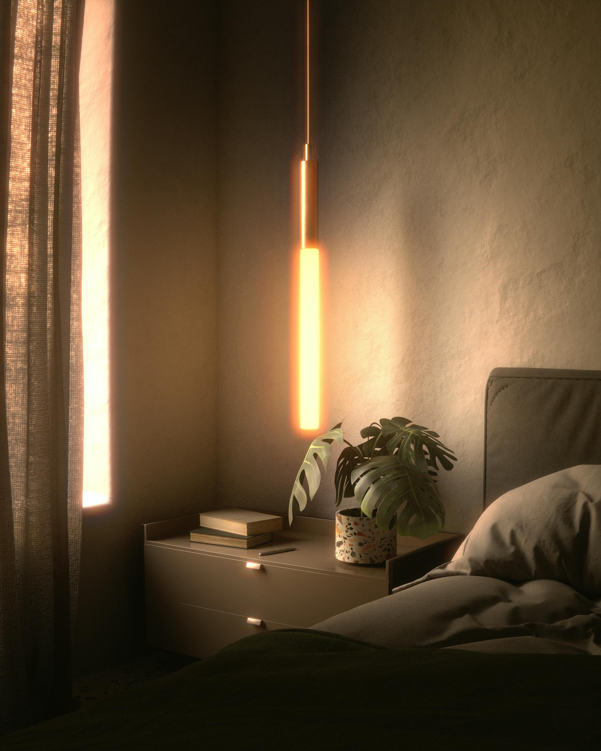 theme lampe suspendu chambre